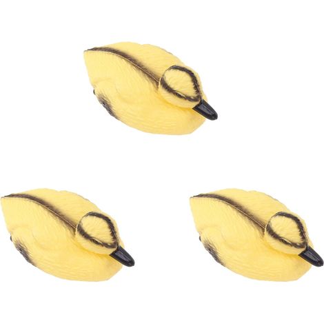 Lot 3 canards flottants plastique haute simulation – décoration eau – jardin extérieur – type A
