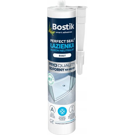 Bostik Perfect Seal Silicona neutra blanca para baño 280 ml