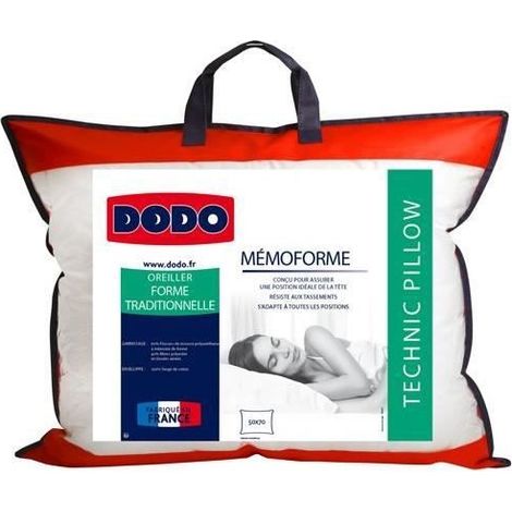 Almohada de Memoria - DODO - MEMOFORME - 50 x 70 cm - Blanco