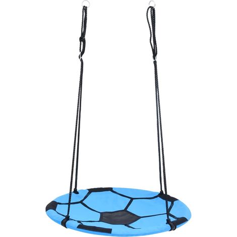 Altalena a Nido con Trama a Pallone da Calcio 100 cm vidaXL