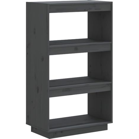 Maison Exclusive - Bücherregal/Raumteiler Grau 60x35x103 cm Massi
