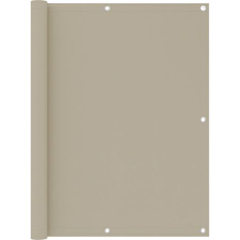 Brise vue pour balcon - Brise vent Écran de jardin Beige 120x600 cm Tissu Oxford BV391788 - BonneVie (1/4)