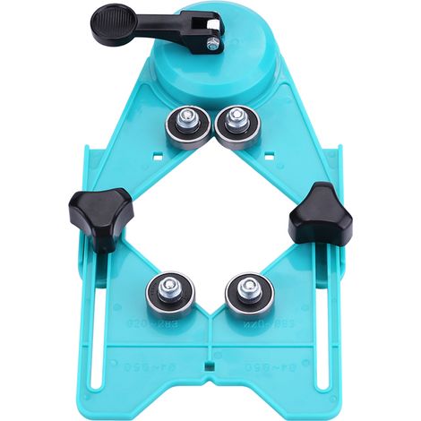 Verstellbarer Bohrer von 4 bis 83 mm für Glas, Marmor und Fliesen, mit Bohrschablone und Saugnapf. (1/5)