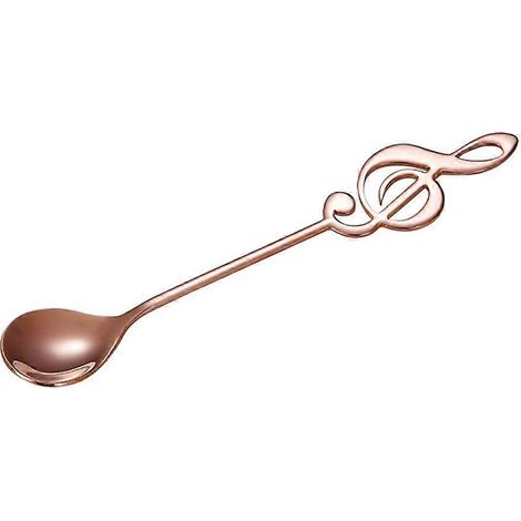 Cuillère à café dorée, cuillère à dessert en acier inoxydable compatible avec une utilisation en cuisine (1/5)