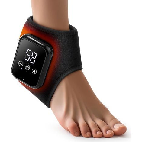 Appareil de massage des pieds avec chaleur et vibration Soulagement de la douleur et amélioration de la circulation À la maison et en voyage-AquaForge (1/5)