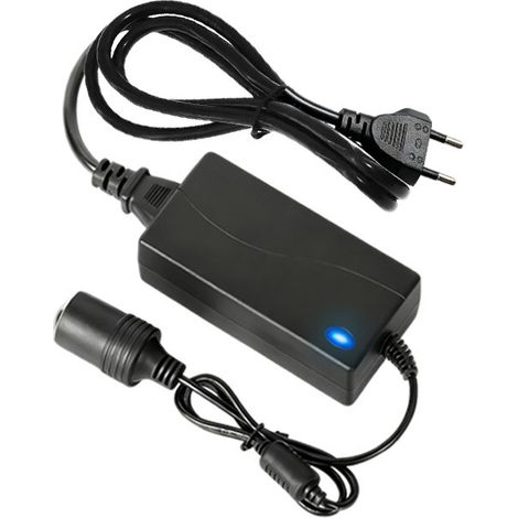 Adaptateur Glaciere Electrique, Convertisseur 220V 12V, 60W 5A Adaptateur Allume Cigare Secteur, Adaptateu 220V 12V Allume Cigare, pour Gonfleur Pneu Aspirateur Réfrigérateur (1/5)
