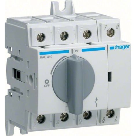 Interrupteur-sectionneur 4P 100A HAC410