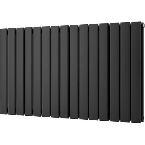 Typhoon - Black Horizontal Radiator H600mm x W1020mm Double Panel