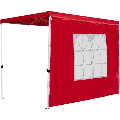 Laterales Individuales Carpas Plegables - Lateral con Ventana Inglesa 3 Metros Master - Rojo