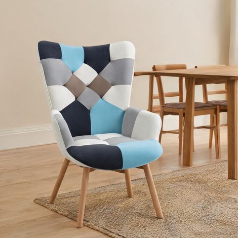Chaise de salle à manger multicolore 66 x 76 x 98 cm (1/5)