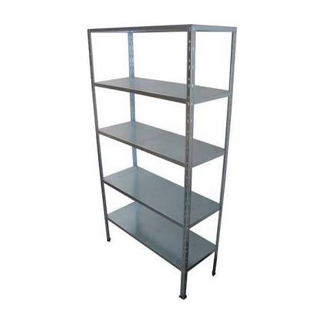 SCAFFALE KIT 5 RIPIANI AD INCASTRO PROMETAL