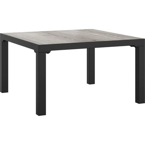 Maison Exclusive - Tavolino da Giardino Grigio 55x55x31 cm DPC e Acciaio