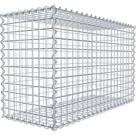 Gabiondeco - Gabion 100 cm x 60 cm x 40 cm (L x H x P). mailles 5 x 5 cm. Spirale - Made in Germany (1/5)
