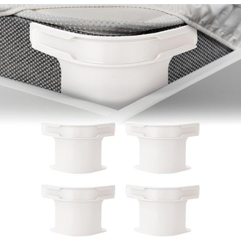 4 Attache Drap Housse, Tendeur Bloc Drap Housse Angle, Bloque Antidérapant Pince Drap Housse Matelas