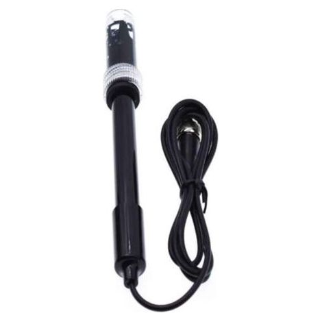 Sonde PH Piscine, 0-14 électrode PH Avec Connecteur BNC, Haut Précision Sonde De PH Remplaacble Pour PH Metre, PH Manette Testeurs PH Pour Aquarium, Piscine, Laboratoire, Hydroponie (1/4)