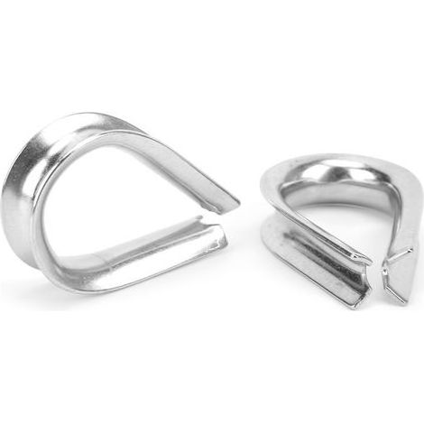 Manchon De Protection Pour Câble - Acier Inoxydable 18 mm - Pour Câbles Nautiques Et Industriels - 2 Pièces (1/5)