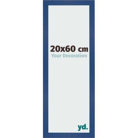yd. - Cadre photo 20x60 - Bleu Fonce - MDF - Bologna