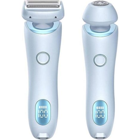 Rasoir Électrique - 3 Lames - Étanche - Rechargeable - Pour Femmes - Usage Corporel Visage Aisselles Jambes Maillot - 1 Pièce (1/5)