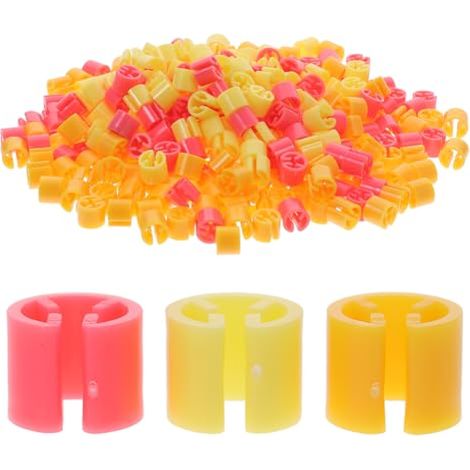 D'anneaux de Taille en Plastique Ronds pour Organiser Vêtements en Magasin 300 Pièces Étiquettes Numérotées Claires pour Cintres (1/5)