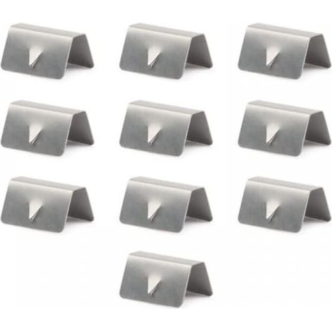 Lot de 10 clips de fixation pour pare-brise de voiture en acier inoxydable