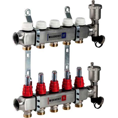 Geberit Collettore 5 USCITE per riscaldamento a pavimento  652.523.00.1