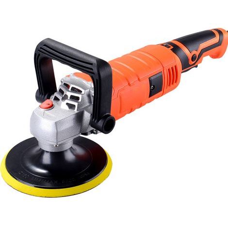 Car Polisher, 1580W Polishing Machine, 7 Variable Speeds, 150mm Polishing Pad, D-Handle and Side Handle, for Polishing, Waxing, Sanding (1/5)