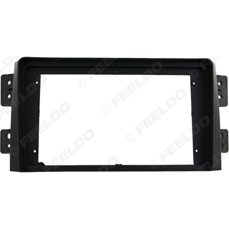 Cadre polyvalent pour modification du système de navigation et audio avec grand écran Android de 9 pouces pour Kia Momentum 2010.