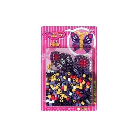 Malte Haaning Plastic A/S Hama® Bügelperlen Maxi - Blisterset Schmetterling - 1 Stiftplatte Schmette (1/4)
