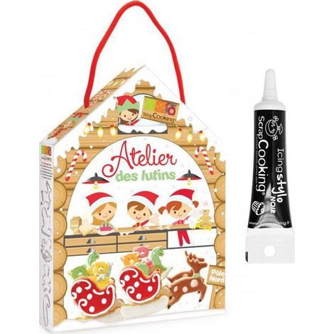 Kit pâtisserie Atelier des lutins + Stylo de glaçage noir (1/2)