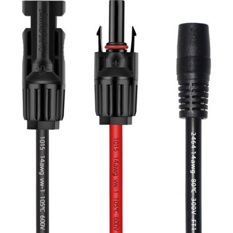 Connecteur de panneau solaire vers DC7909, Câble adaptateur femelle pour centrale de secours Portable, Généra (1/3)