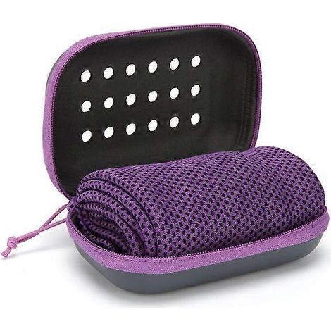 Voici un titre produit optimisé en français (moins de 190 caractères) : Serviette rafraîchissante douce et respirante, chiffon anti-transpiration en microfibre, linge froid glacé pour le sport et l'é