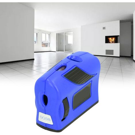 Niveau laser à 360 degrés avec points/lignes/croix/niveau laser infrarouge vertical (bleu) (1/5)