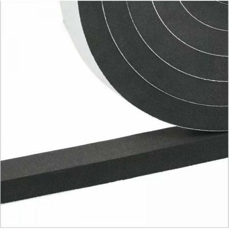 Joint Porte Fenetre - Mousse Caoutchouc 15 mm x 8 mm x 2 m - Etanche Anti-bruit - Pour Isolation Thermique Acoustique - 1 Unite (1/4)