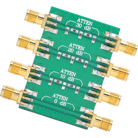 HF-Festdämpfungsmodul 23 dBm 200 mW DC‐4,0 GHz SMA Doppelbuchse Elektronische Bauteile (1/5)