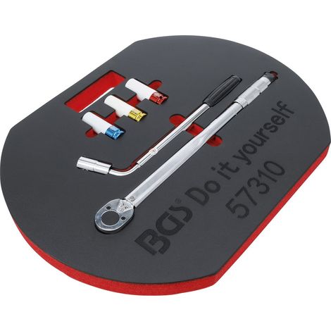 Kit cles dynamometrique pneus pour changement de roues - 5 pieces (1/3)