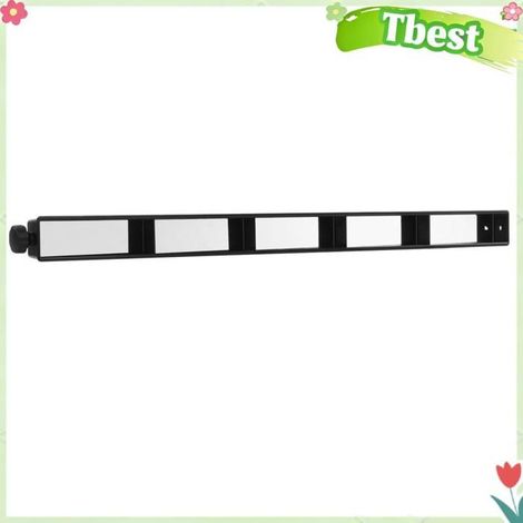 Rétroviseur panoramique à 5 panneaux de type clin d'œil, remplacement universel pour voitures EZGO, SUV, camions, verre ABS (1/4)