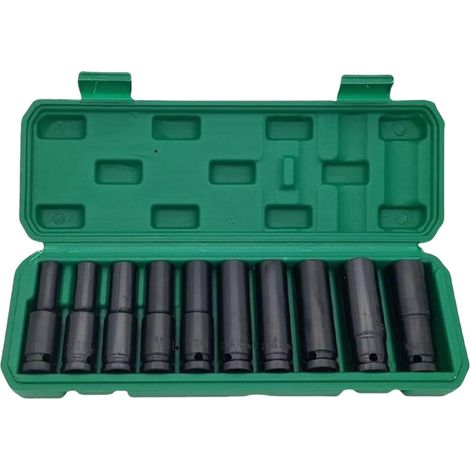 De Douilles Clé Ensemble d'pour Écrous avec Cliquet Ensemble D'Outils À Douilles Anti-Dérapant Multifonction Pour Utilisation En Atelier, Électrique, Industriel Et Garage (1/5)