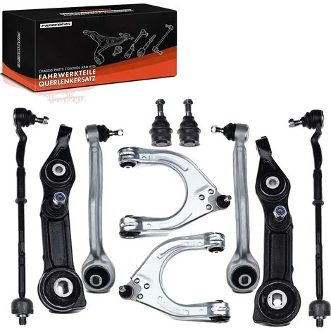 Steuerarmset, Hochfester Stahl, Maßgeschneidert für die Vorderachse, Kompatibel mit Mercedes-Benz E-Klasse W211/S211, 10-teiliges Set, OEM-kompatibel (1/5)