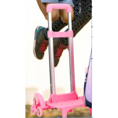 Telaio trolley per zaino con ruote, colore rosa [DG-PL-ROZ-K13]