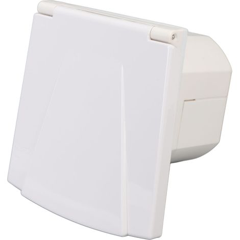 Ortviai Prise d’alimentation RV 3 broches 240 V 16 A étanche IP44 pour camping-car, caravane, bateau (1/5)