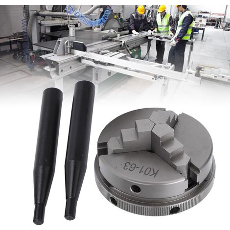 Mini mandrin de tour réversible à 3 mors K01-63 2,5" M14 à centrage automatique (1/5)
