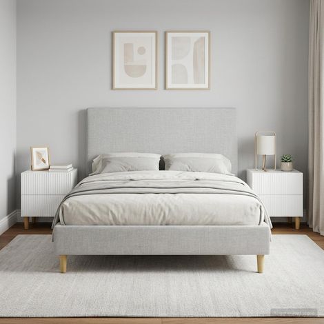 vidaXL Armario de Noche 2 uds. Brillante 43 x 34,5 x 48 cm (1/5)