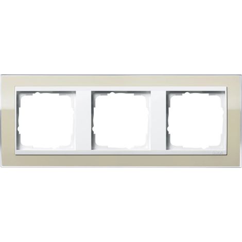 Gira Marco embellecedor 3f intermedio. RW Gira Event Klar Sand [0213773], 0213 773