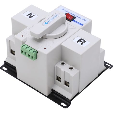2-poliger automatischer Umschalter für zwei Stromversorgungen, 230 V, 63 A, für Haushalt und Industrie (1/5)