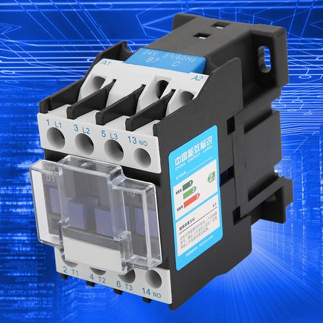 Contacteur sur rail CJX2-1810, contacteur électrique industriel (380 V CA) (1/5)