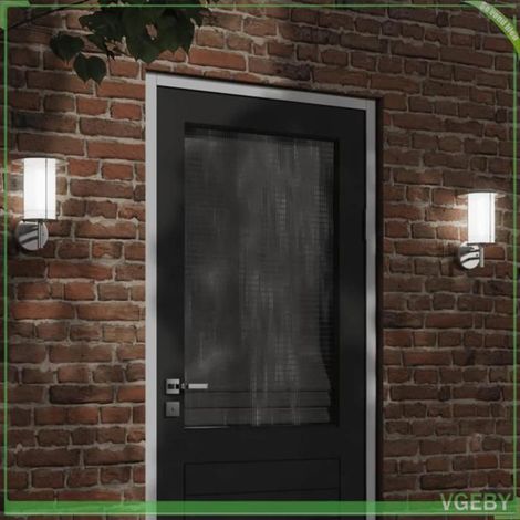 4006284 Applique murale d'extérieur argenté acier inoxydable (1/5)