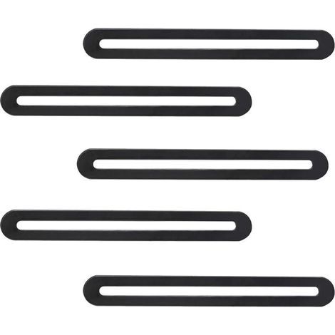 Pair CSPARKV 5 Pièces Plaque Perforée Équerres Connecteurs Plats Réglables en Acier Inoxydable,Plaque de Renfort Métallique, pour Réparer et Réparer le Bois, les Meubles