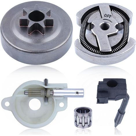 Kit de roulements de cage de graisse de pompe à huile de tambour d'embrayage 325" 7T pour Husqvarna 142 141 137 136 36 41 pièces de tronçonneuse (1/5)