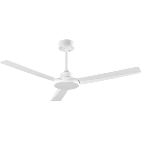 Ventilatore da Soffitto con Luce LED Integrata, Motore DC 30W, Diametro 132 cm, Bianco, Telecomando Incluso, 6 Velocità, Timer - Perenz (1/3)
