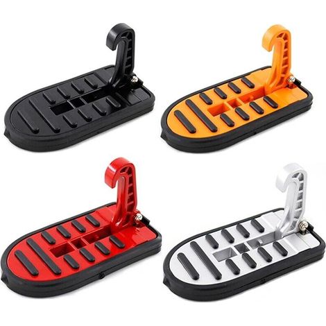 1 marchepied pliable avec crochet pour portière de voiture, mini-échelle à pédale pour toit de pick-up/SUV (couleur aléatoire) (1/5)
